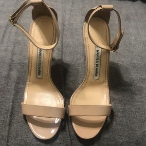 Manolo Blahnik Chaos ankle strap heels